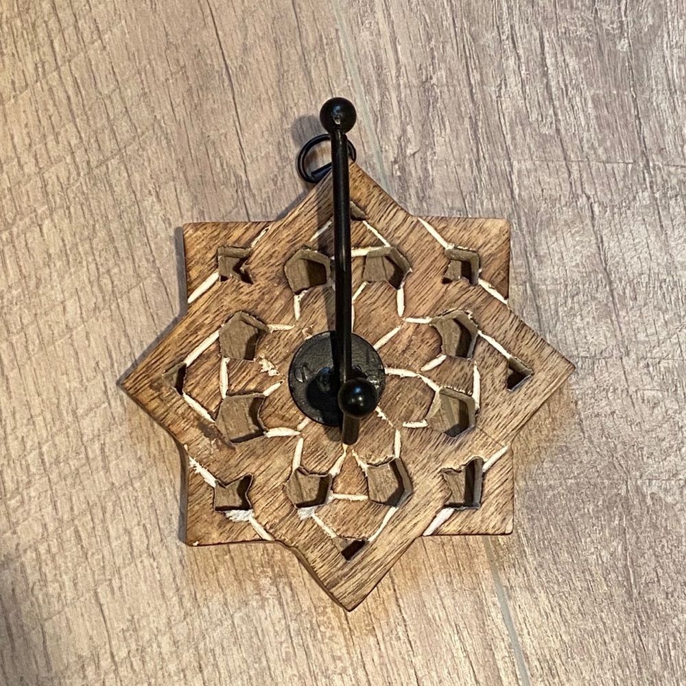 Urban Outfitters Wood Rustic Boho Wall Hook